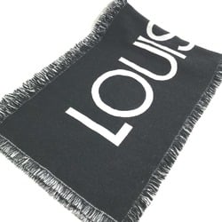 Louis Vuitton M71580 fringe Scarf Black White