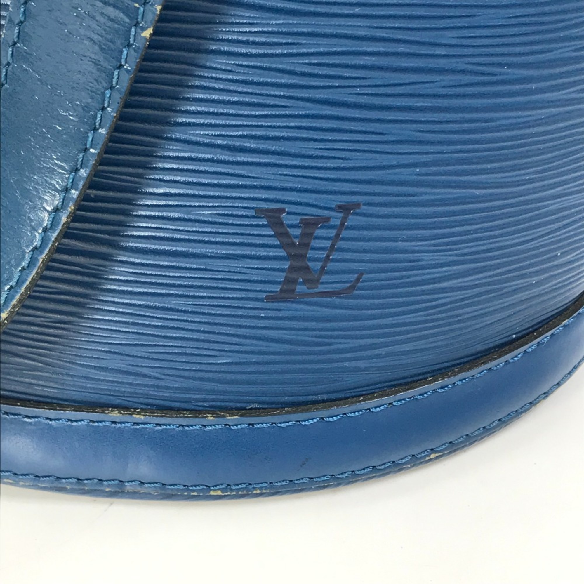 Louis Vuitton M52252 Epi Shoulder Shoulder Bag Toledo Blue blue