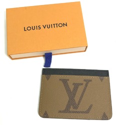 Louis Vuitton M81462 Monogram reverse Pass Case Card Case Card Case Beige Black