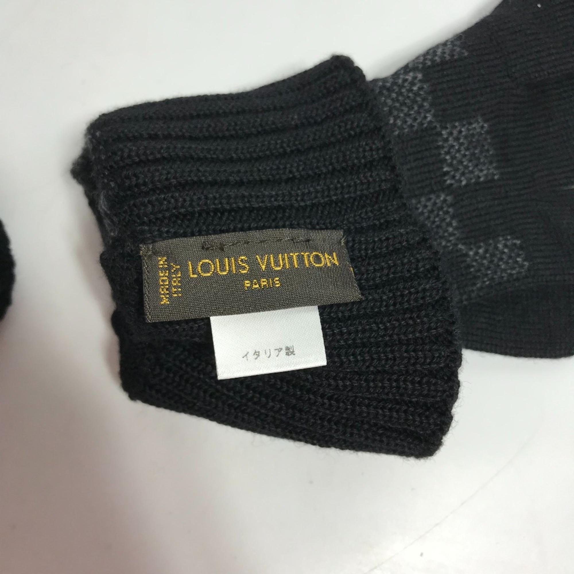 Louis Vuitton M70006 Damier Graphite Glove gloves Black