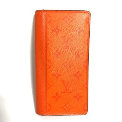 Louis Vuitton M30427 Taigalama Two fold Long Wallet Orange