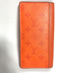 Louis Vuitton M30427 Taigalama Two fold Long Wallet Orange