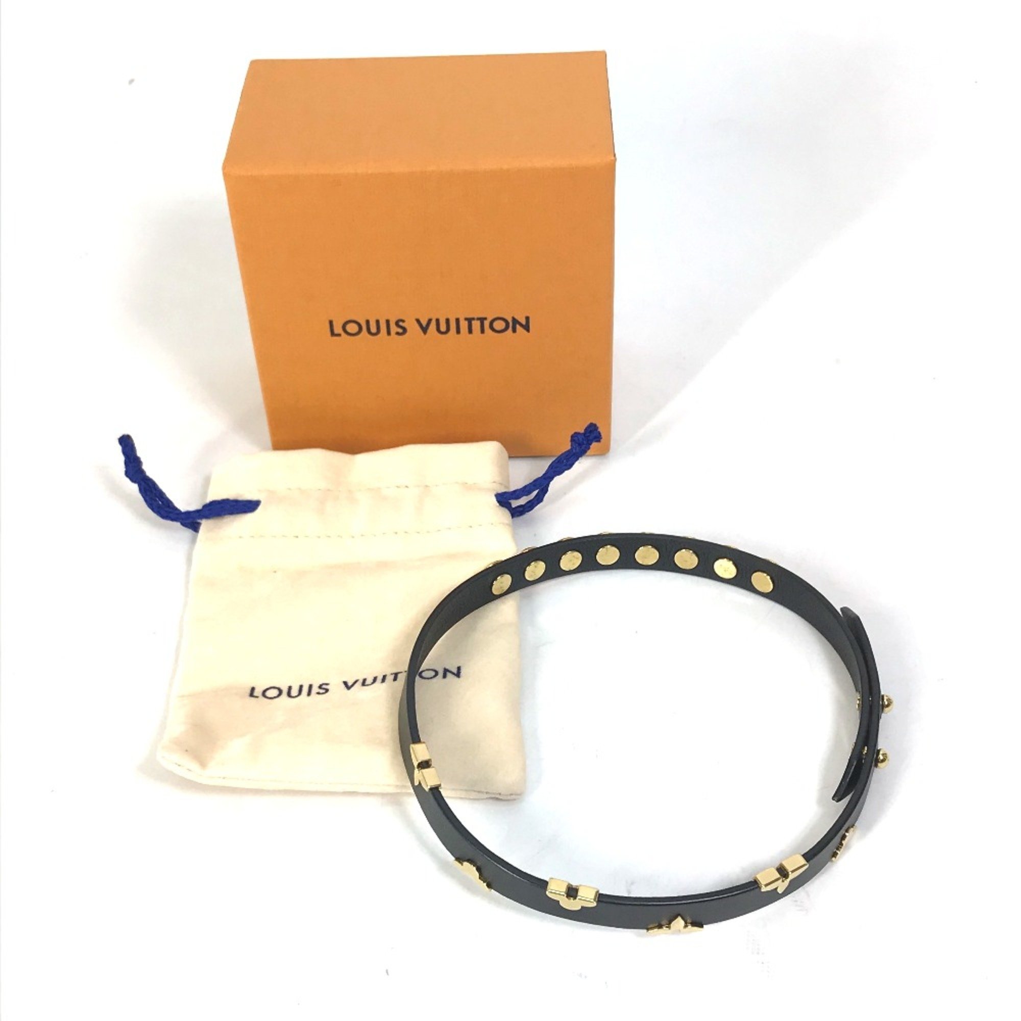 Louis Vuitton M6557F Double Bracelet Accessories Bracelet Black Gold