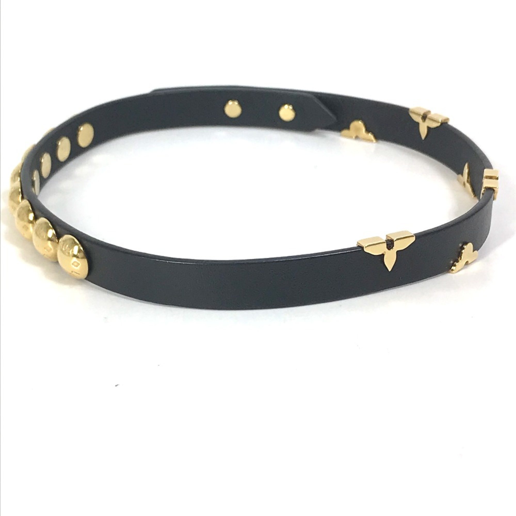 Louis Vuitton M6557F Double Bracelet Accessories Bracelet Black Gold