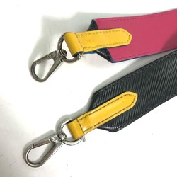 Louis Vuitton J02297 Epi Shoulder strap Black Pink x blue x yellow