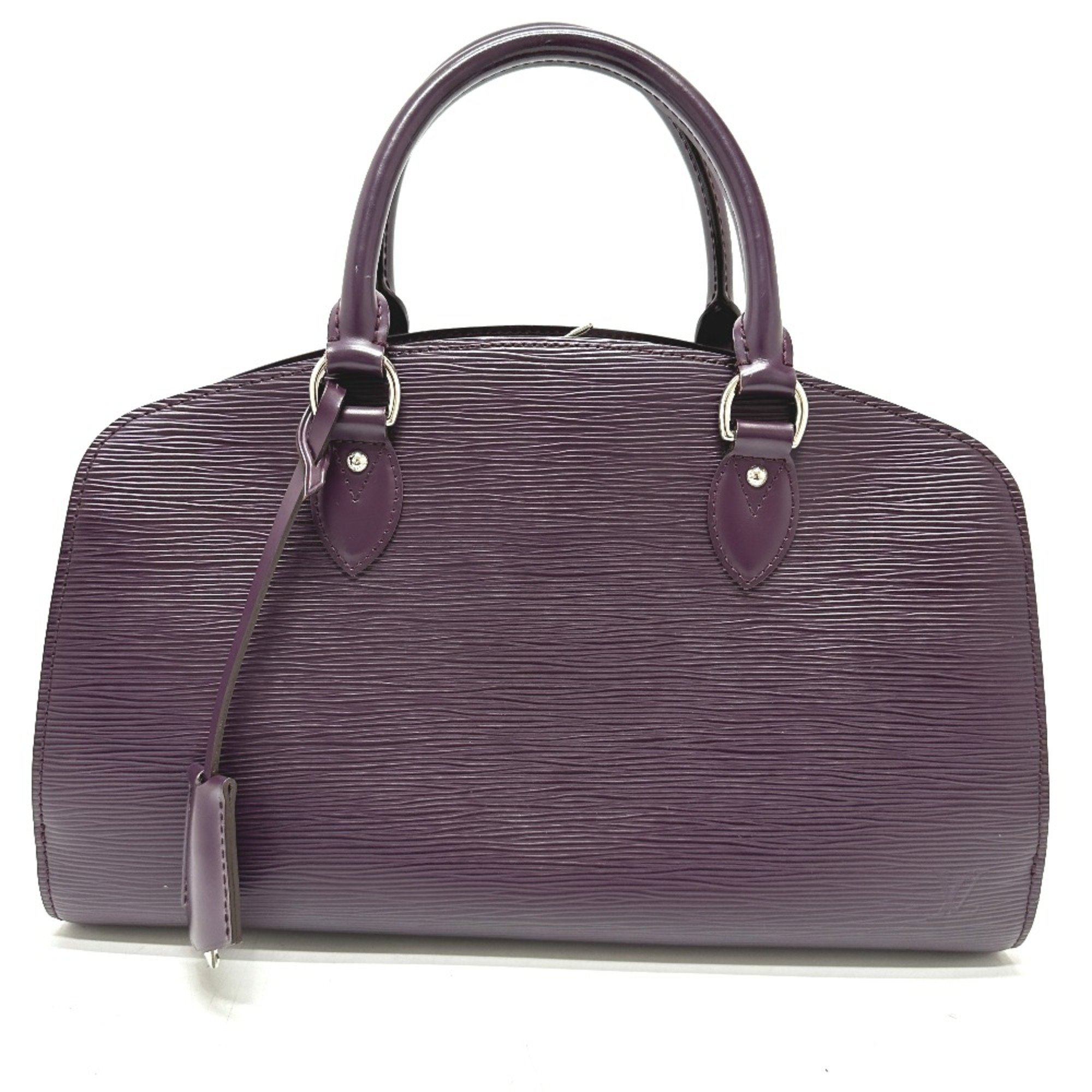 Louis Vuitton M5907K Epi Tote Bag Hand Bag Cassis purple