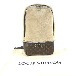 Louis Vuitton M40278 Monogram Marc Newson collaboration Bag Backpack Brown Ivory