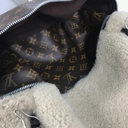 Louis Vuitton M40278 Monogram Marc Newson collaboration Bag Backpack Brown Ivory