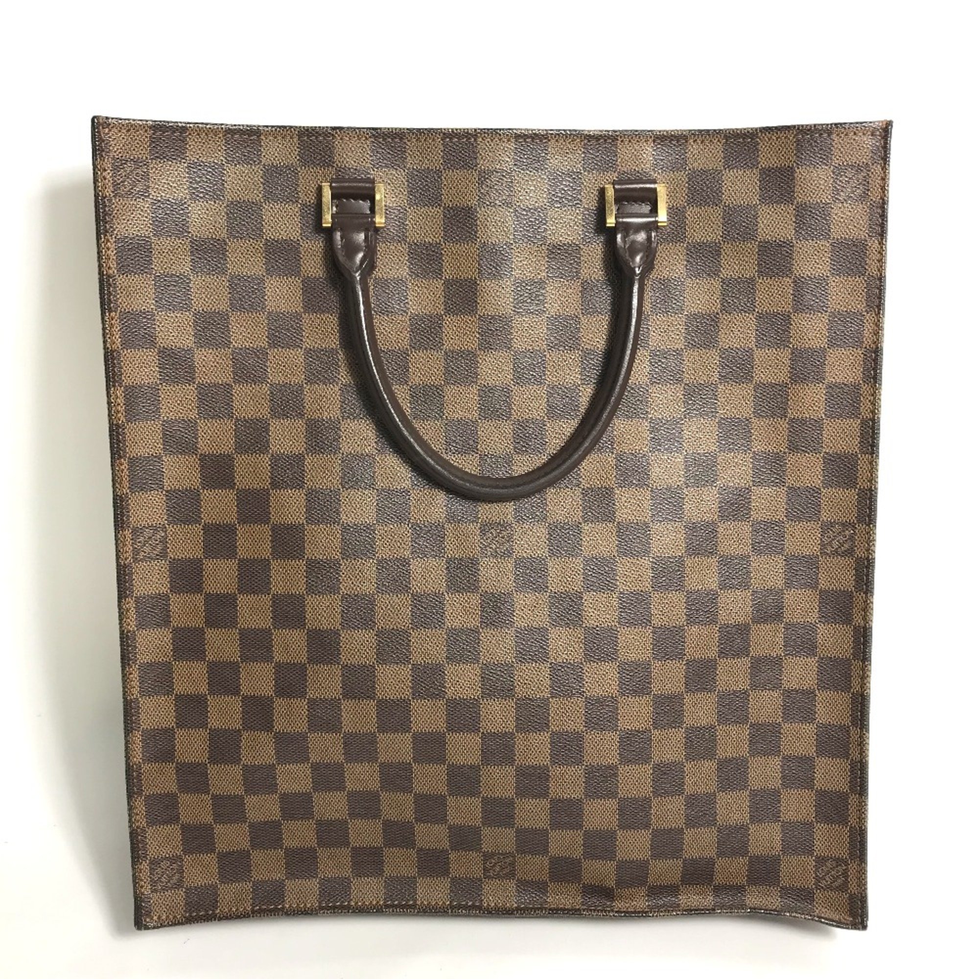 Louis Vuitton N51140 Damier Bag Hand Bag Vertical Tote Bag Ebene Brown