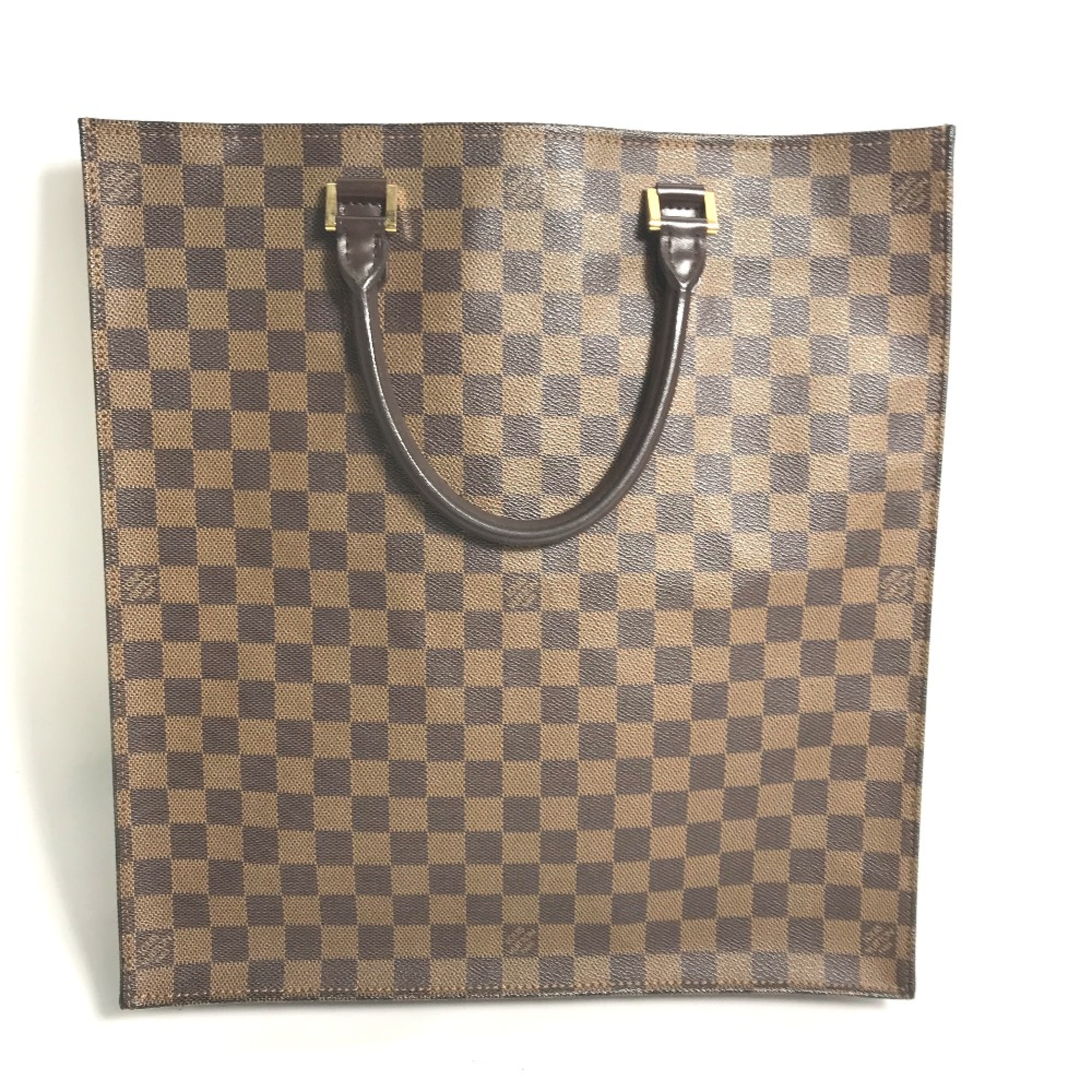 Louis Vuitton N51140 Damier Bag Hand Bag Vertical Tote Bag Ebene Brown