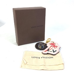 Louis Vuitton M62740 Monogram Bag Charm Palm Tree Headphones Key Holder pink