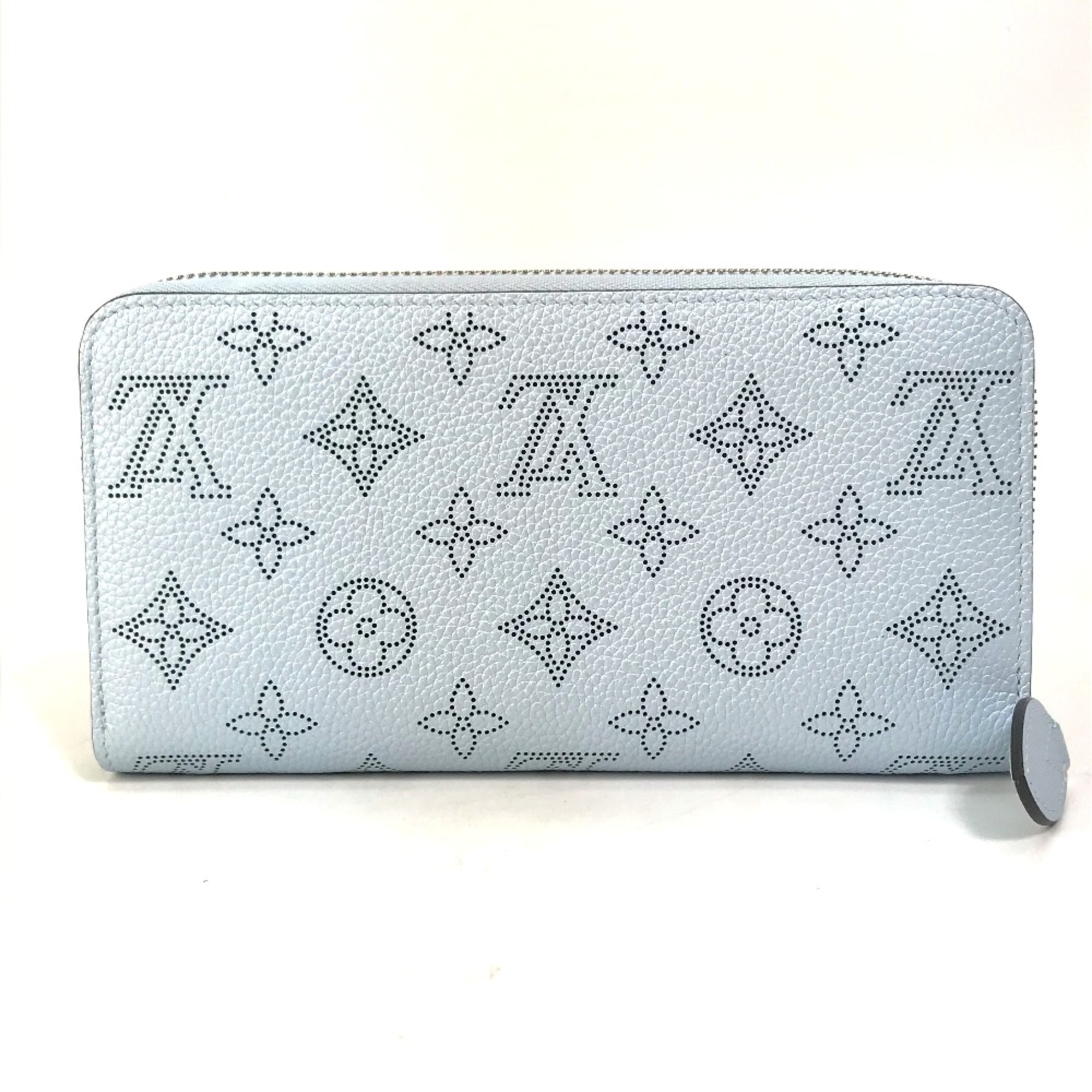 Louis Vuitton M82197 MonogramMahina Zip Around Long Wallet blue