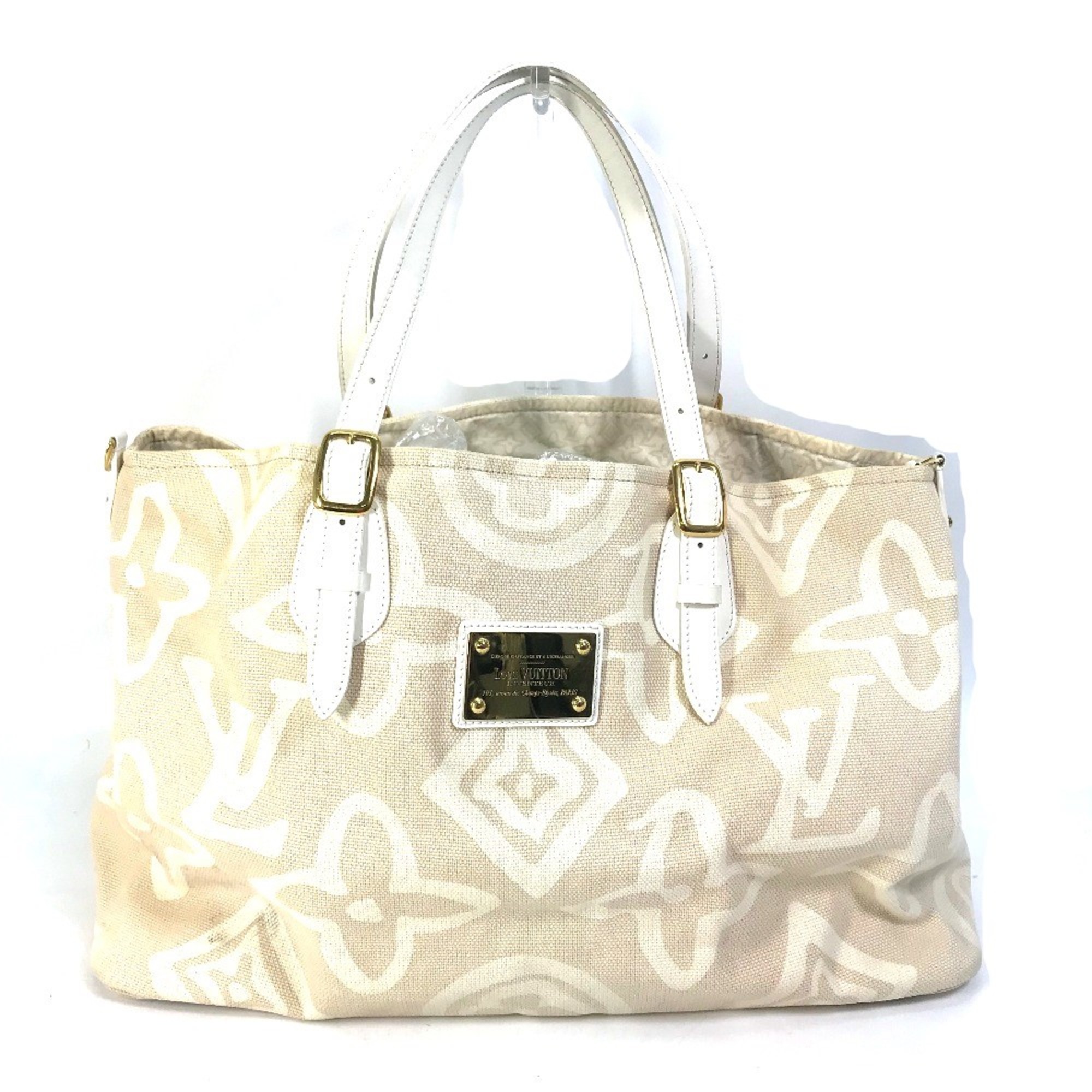 Louis Vuitton M95675 Bag Tote Bag Sable Beige x White GoldHardware