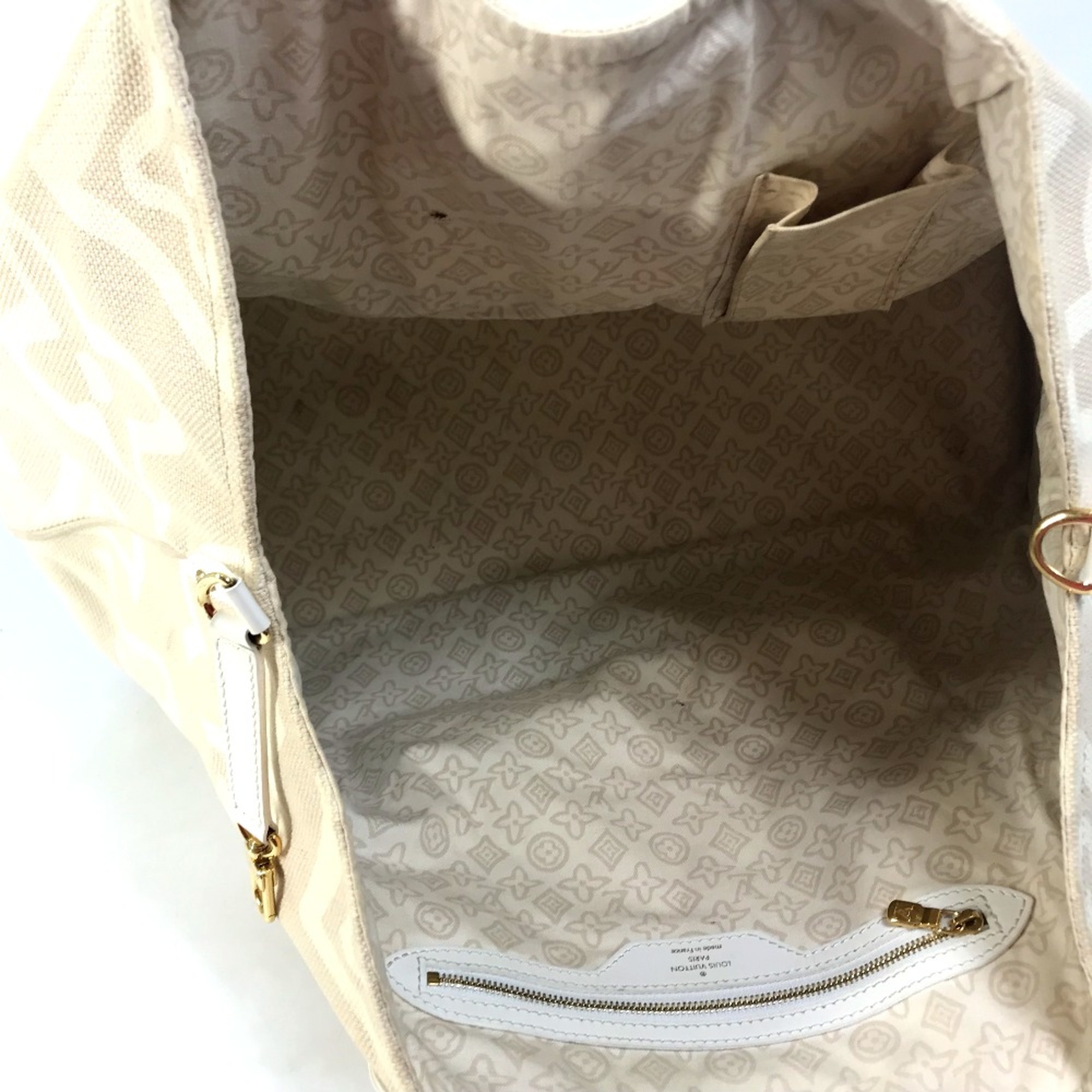 Louis Vuitton M95675 Bag Tote Bag Sable Beige x White GoldHardware