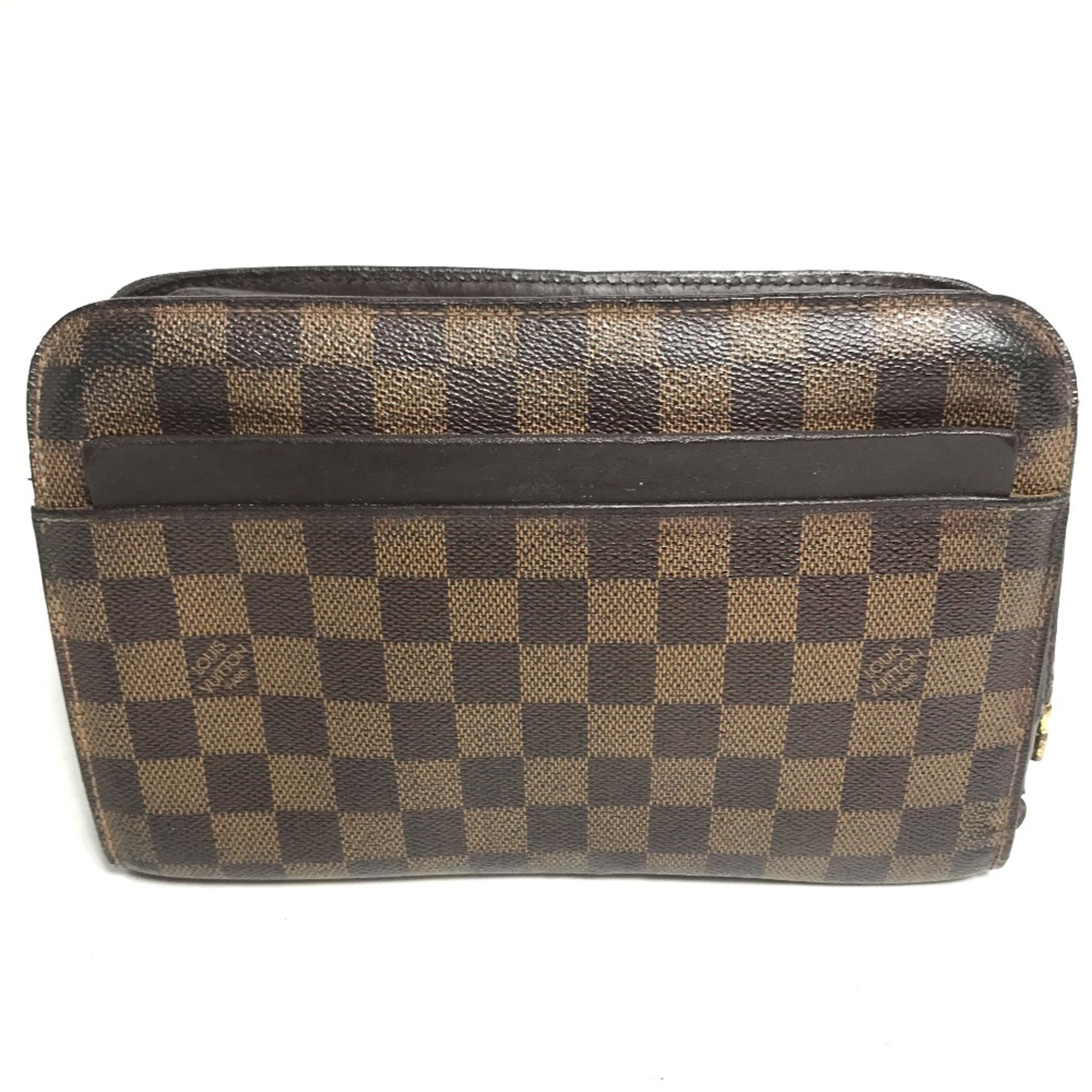 Louis Vuitton N51993 Damier Cluch Bag bag pouch with strap Clutch bag Ebene Brown