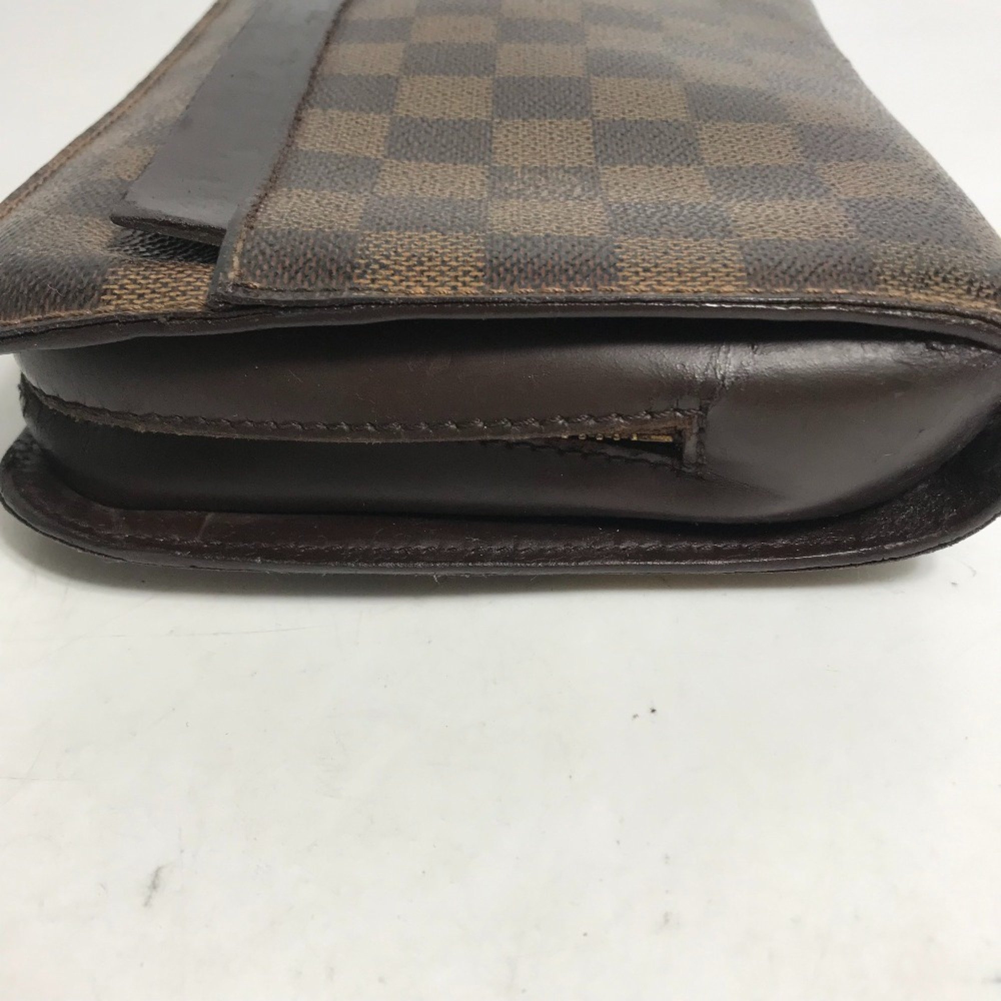 Louis Vuitton N51993 Damier Cluch Bag bag pouch with strap Clutch bag Ebene Brown