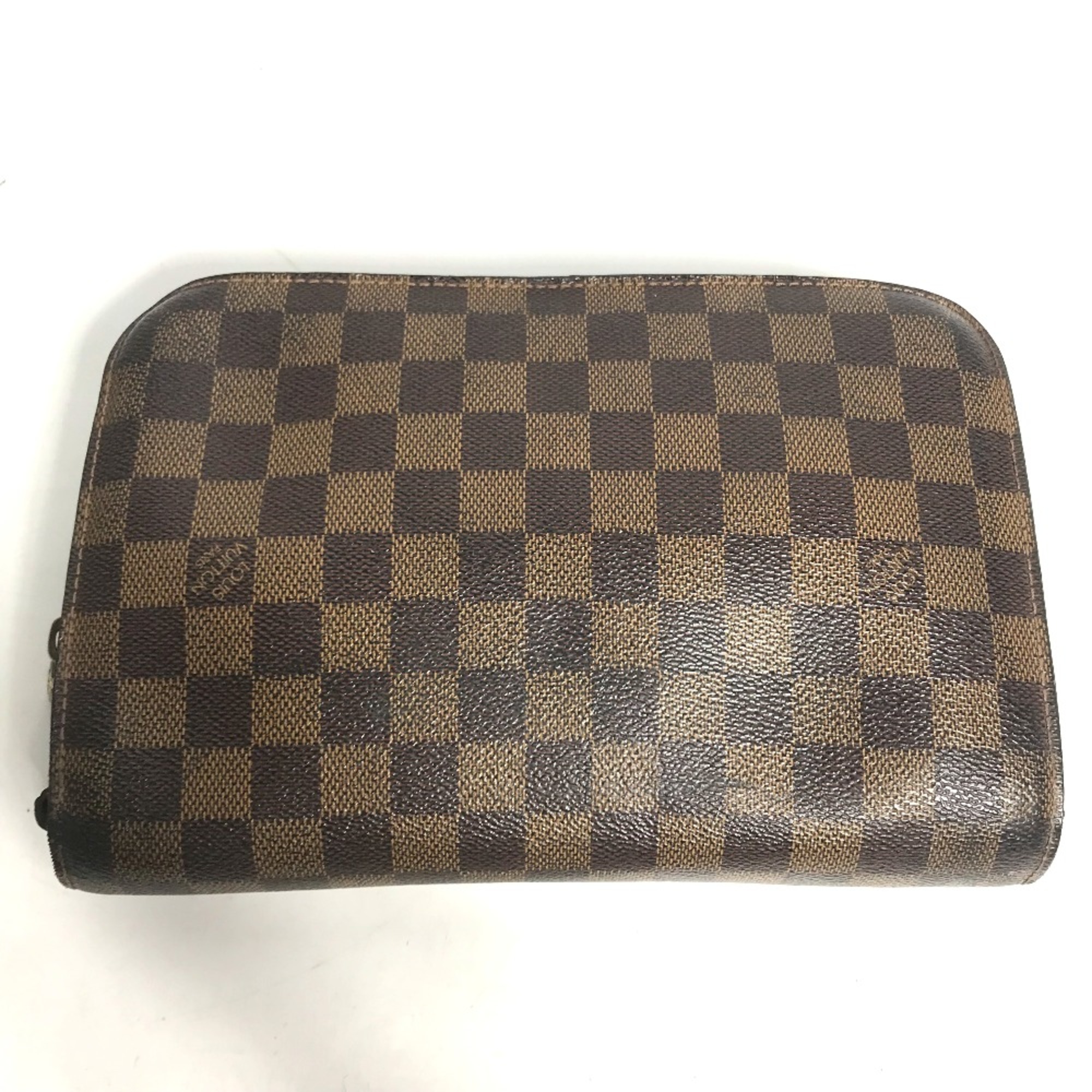 Louis Vuitton N51993 Damier Cluch Bag bag pouch with strap Clutch bag Ebene Brown