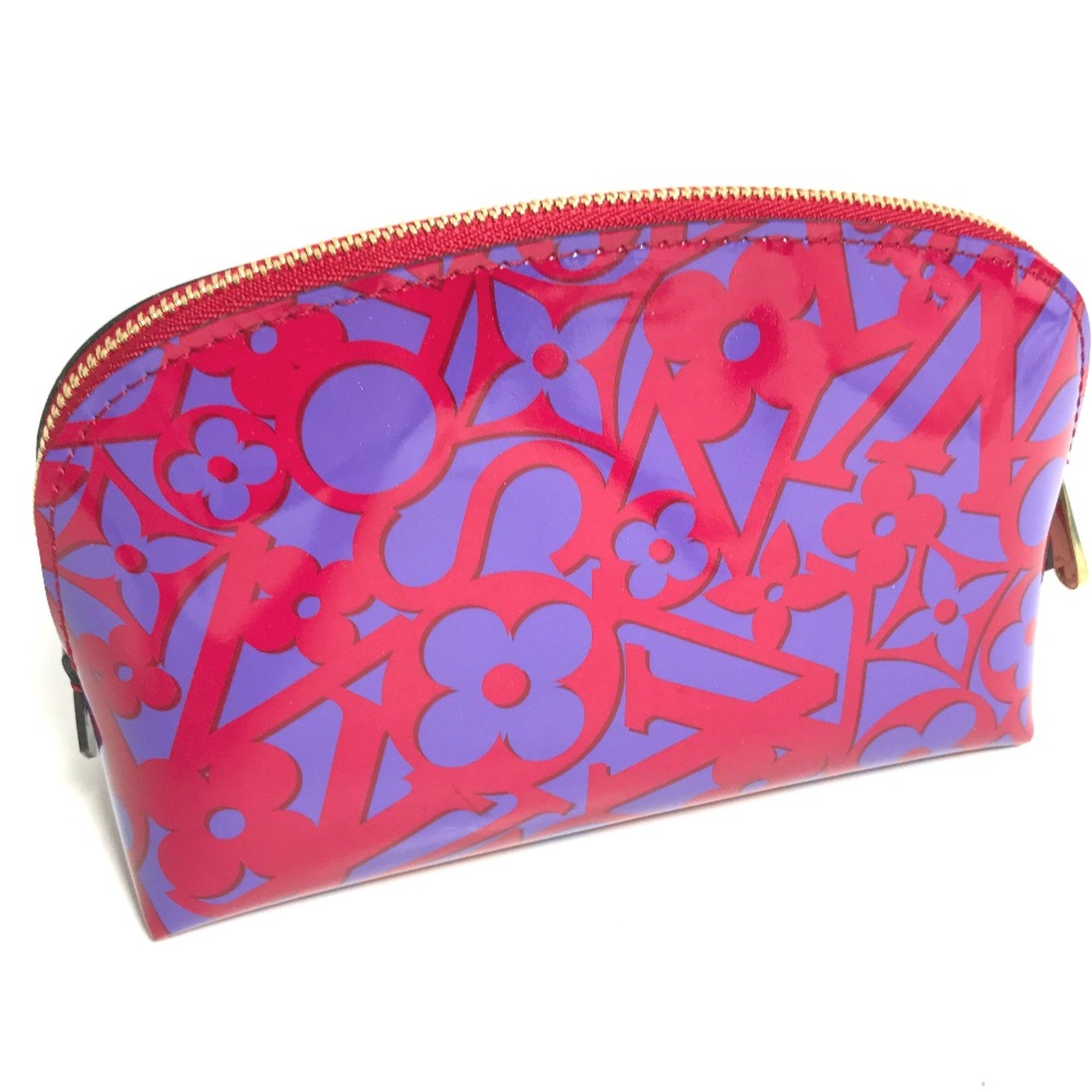 Louis Vuitton M90120 Monogram suite Makeup pouch Cosmetics Pouch Pouch purple Red