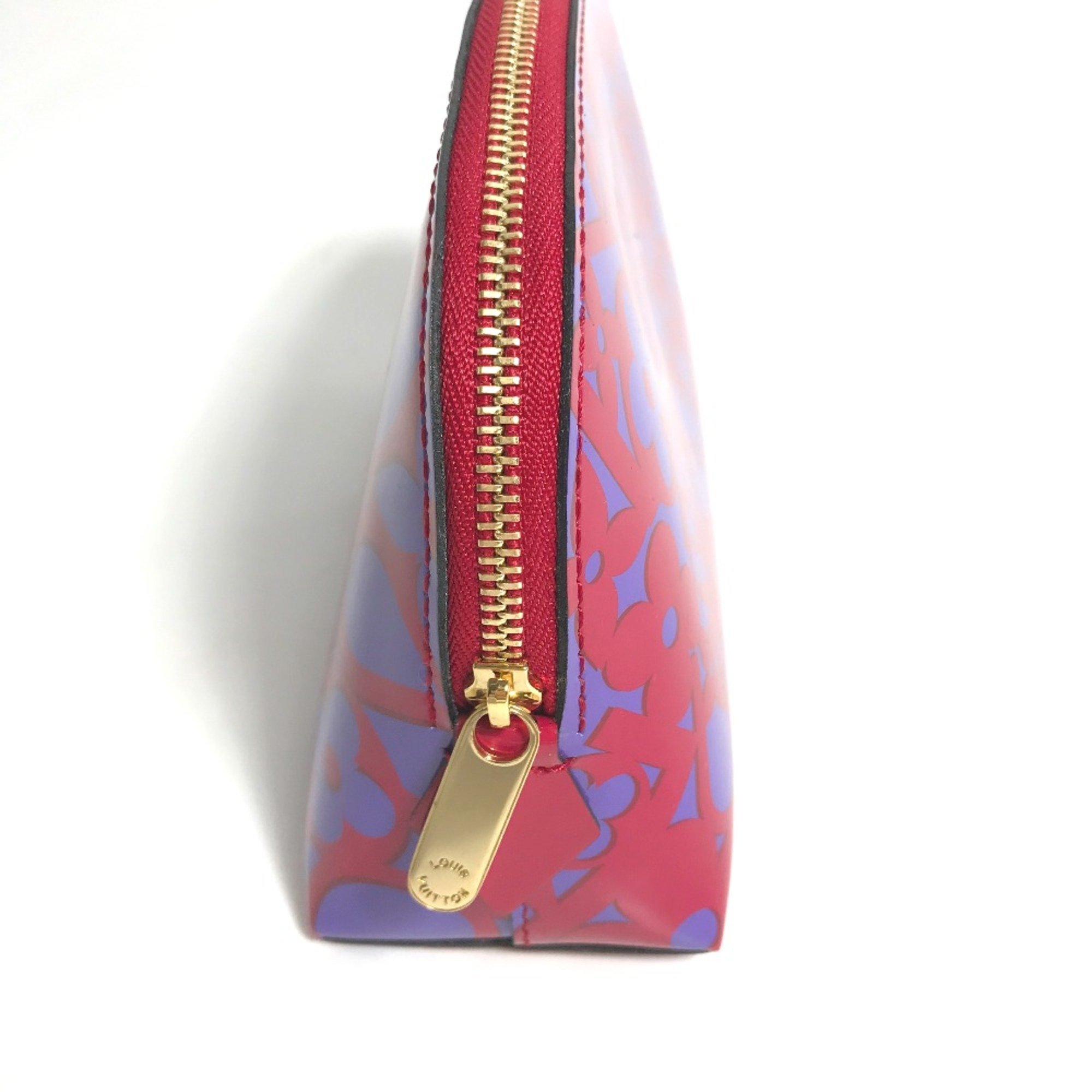 Louis Vuitton M90120 Monogram suite Makeup pouch Cosmetics Pouch Pouch purple Red