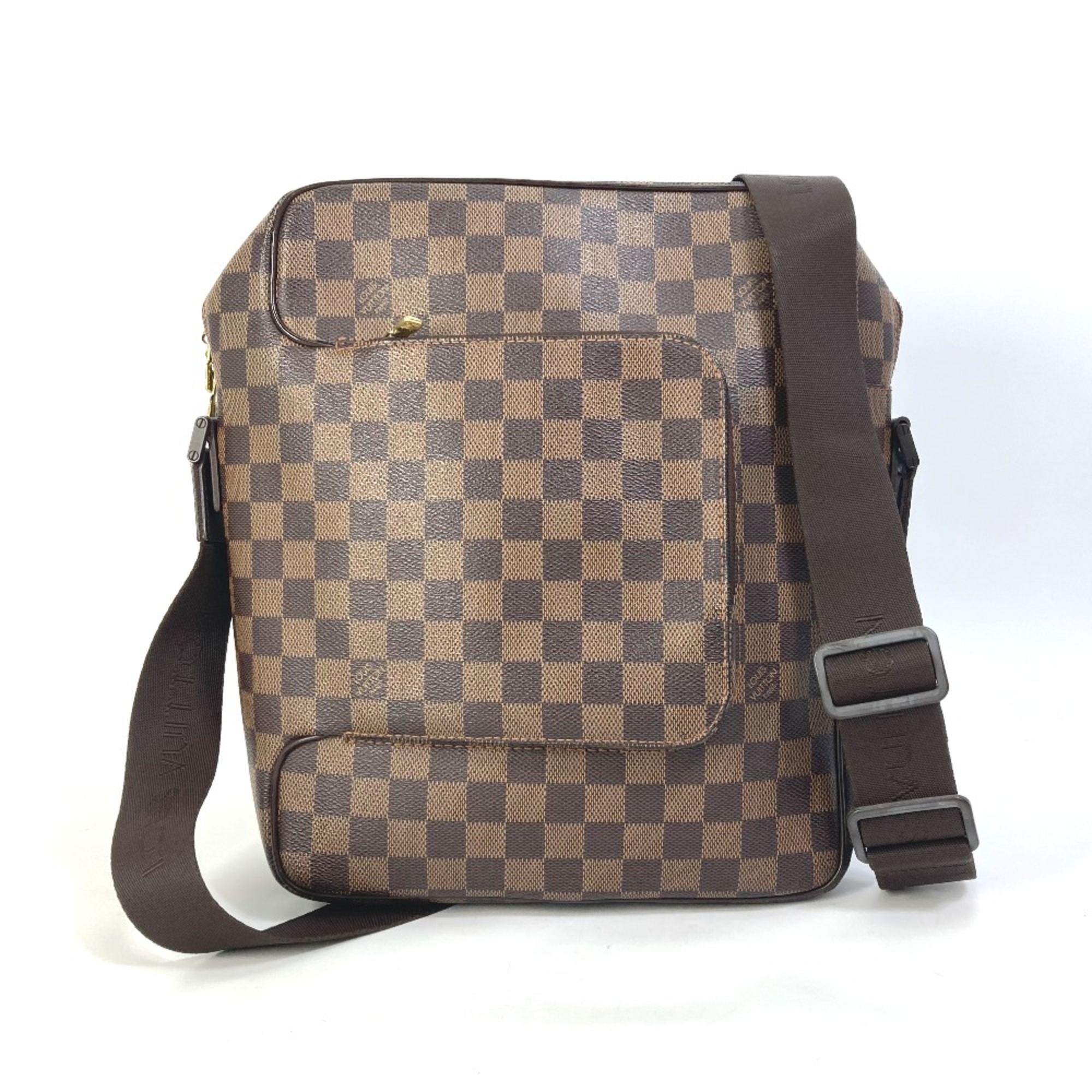 Louis Vuitton N41441 Damier Crossbody Shoulder Bag Ebene Brown