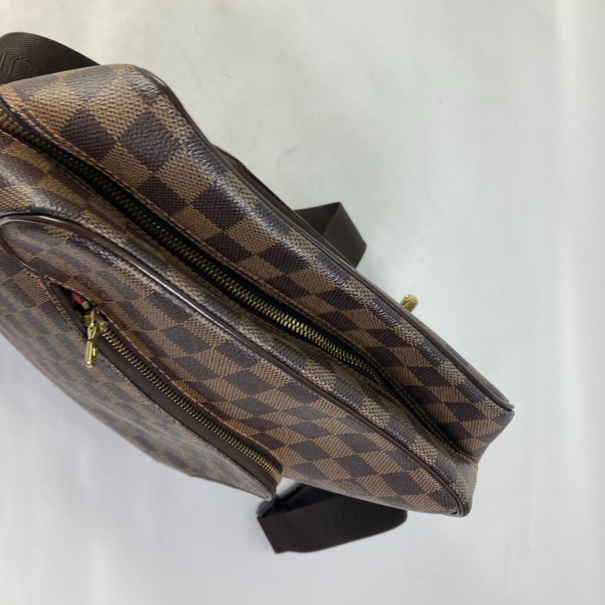 Louis Vuitton N41441 Damier Crossbody Shoulder Bag Ebene Brown