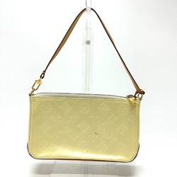 Louis Vuitton M91333 MonogramVernis Accessory pouch Shoulder Bag Perle White