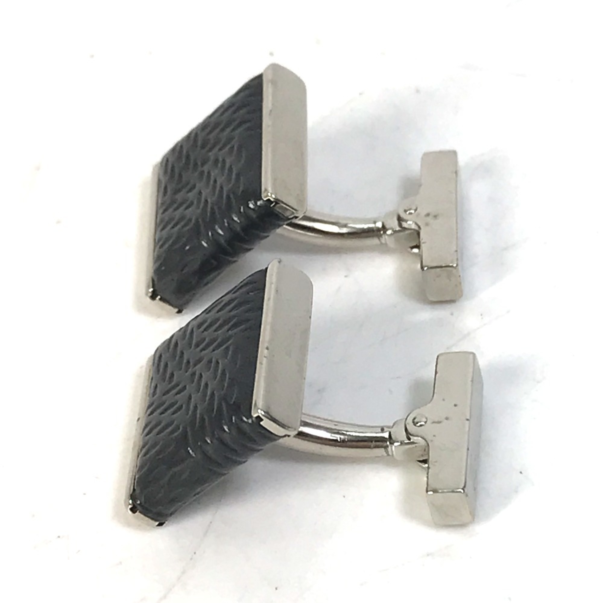 Louis Vuitton M65072 Damier Graphite Cufflinks cuffs Black Silver