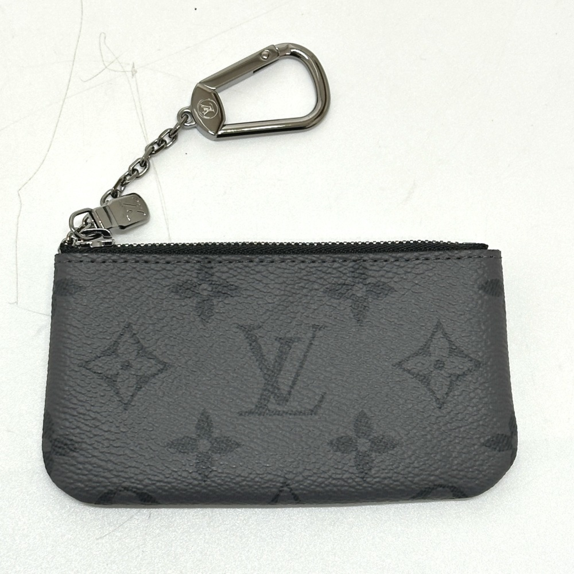 Louis Vuitton M80905 MonogramEclipse coin purse gray