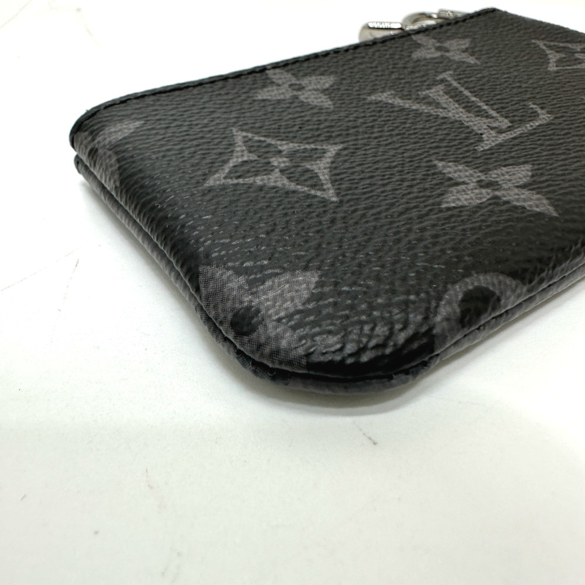 Louis Vuitton M80905 MonogramEclipse coin purse gray