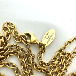 Louis Vuitton M67068 accessories rhinestones Chain Necklace Gold