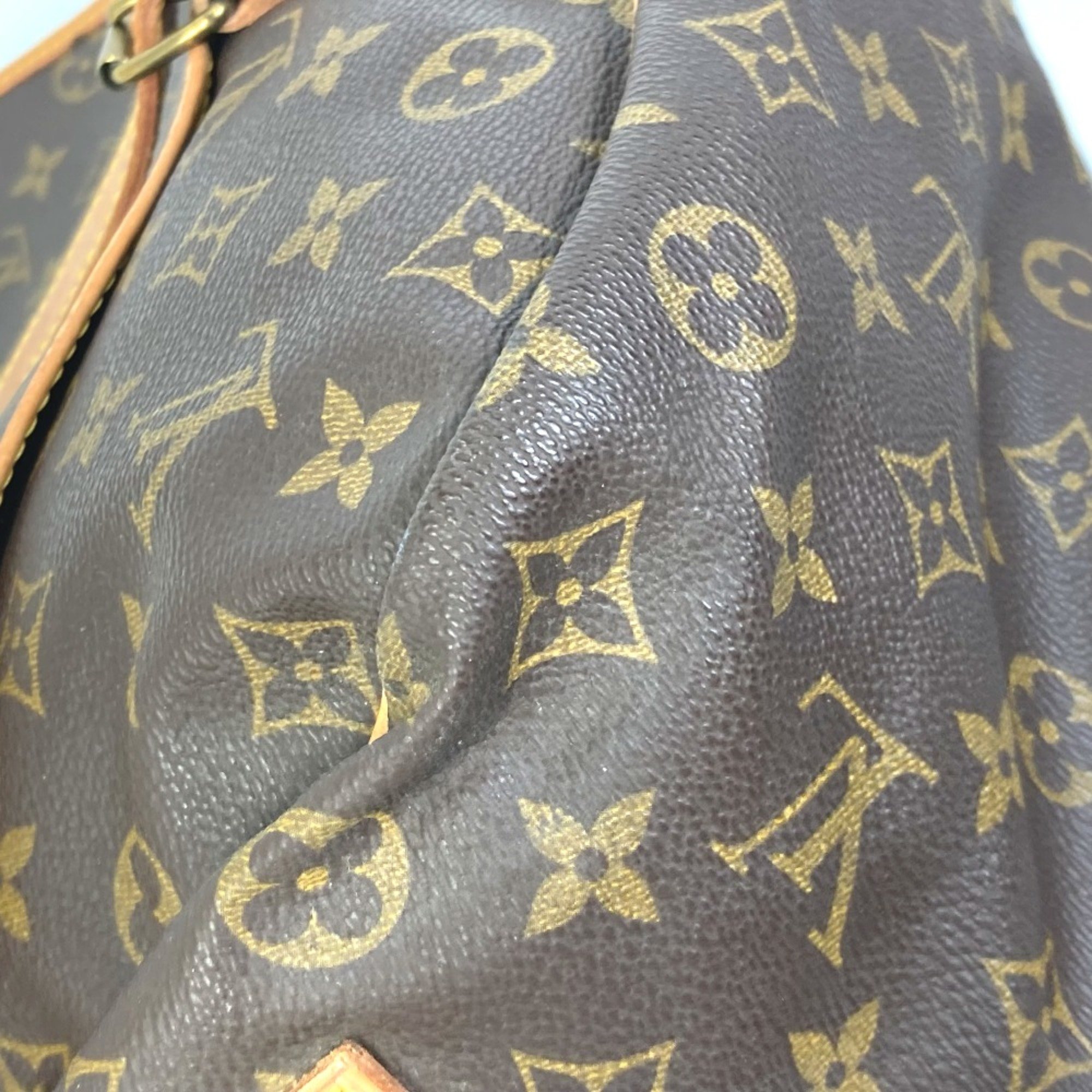 Louis Vuitton M42254 Monogram Crossbody Shoulder Bag Brown