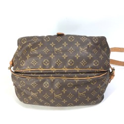 Louis Vuitton M42254 Monogram Crossbody Shoulder Bag Brown