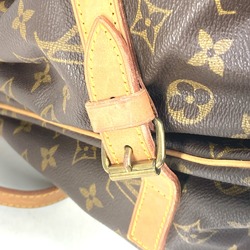 Louis Vuitton M42254 Monogram Crossbody Shoulder Bag Brown