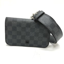 Louis Vuitton M6837V Damier Graphite waist pouch bag Waist Pouch Black