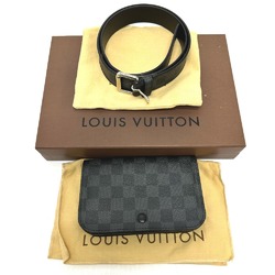 Louis Vuitton M6837V Damier Graphite waist pouch bag Waist Pouch Black