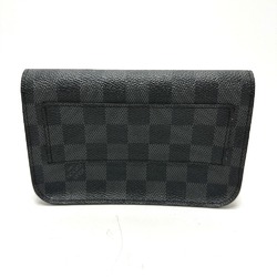 Louis Vuitton M6837V Damier Graphite waist pouch bag Waist Pouch Black