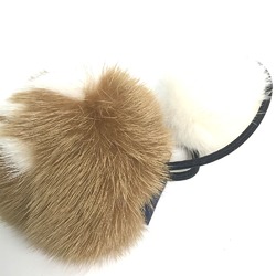 Louis Vuitton M77738 hair accessories hair rubber Shush Brown White