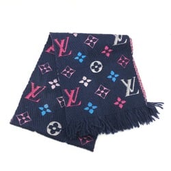 Louis Vuitton M70899 Monogram Fashion Accessories Scarf Navy x Pink