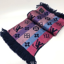 Louis Vuitton M70899 Monogram Fashion Accessories Scarf Navy x Pink