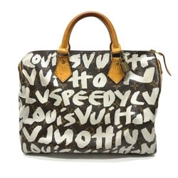 Louis Vuitton M92195 MonogramGraffiti Mini Duffle Bag Hand Bag Brown White