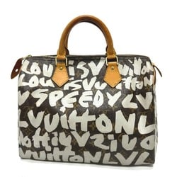 Louis Vuitton M92195 MonogramGraffiti Mini Duffle Bag Hand Bag Brown White