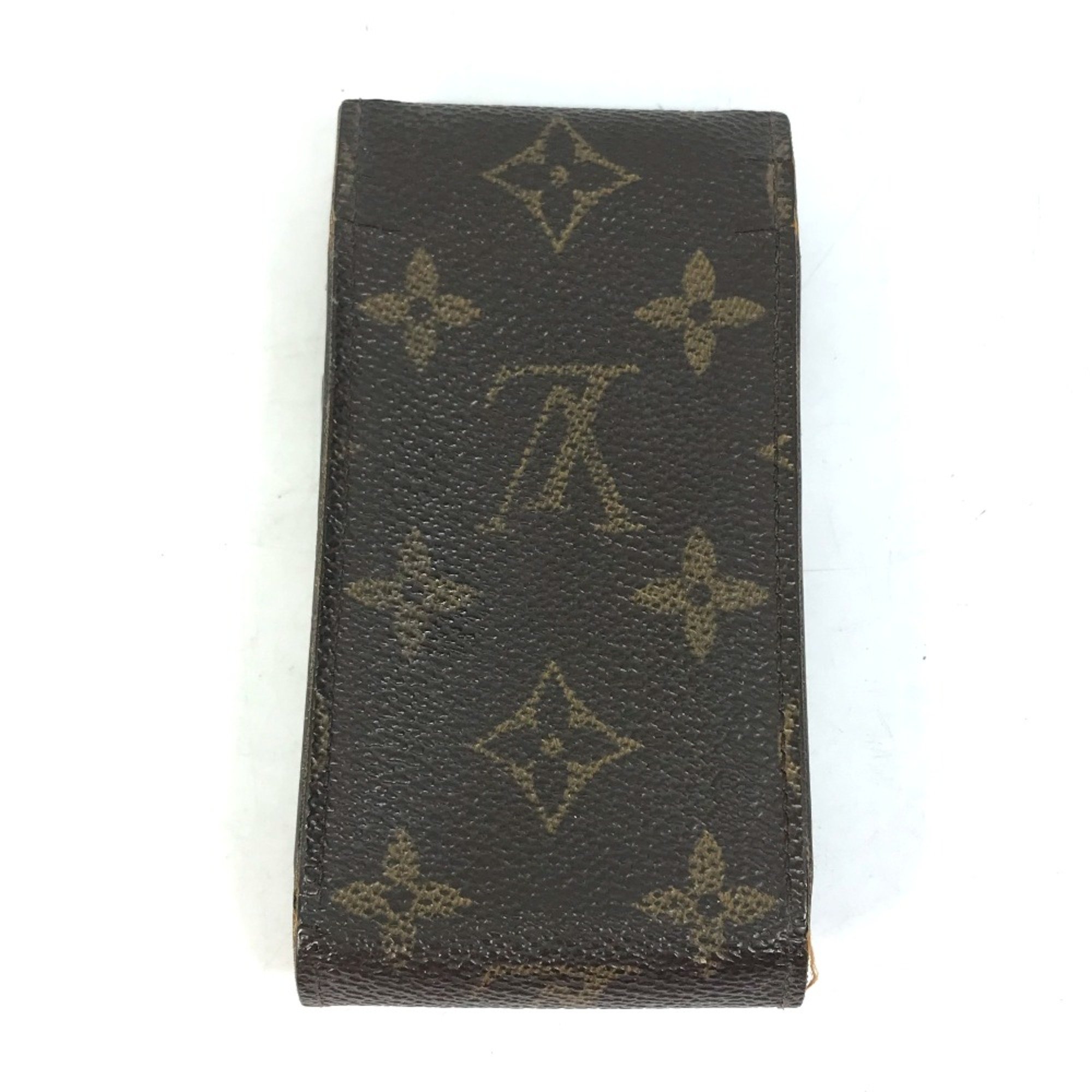 Louis Vuitton M63024 Monogram Cigarette case pouch Cigarette case Brown