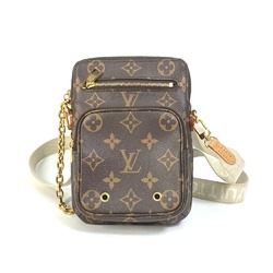 Louis Vuitton M80746 Monogram Crossbody Pochette Chain Bag Hand Bag Shoulder Bag Brown