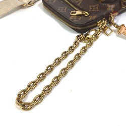 Louis Vuitton M80746 Monogram Crossbody Pochette Chain Bag Hand Bag Shoulder Bag Brown