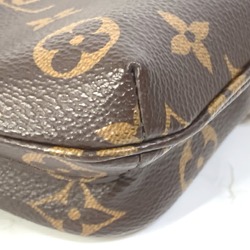 Louis Vuitton M80746 Monogram Crossbody Pochette Chain Bag Hand Bag Shoulder Bag Brown