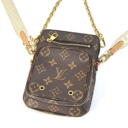 Louis Vuitton M80746 Monogram Crossbody Pochette Chain Bag Hand Bag Shoulder Bag Brown