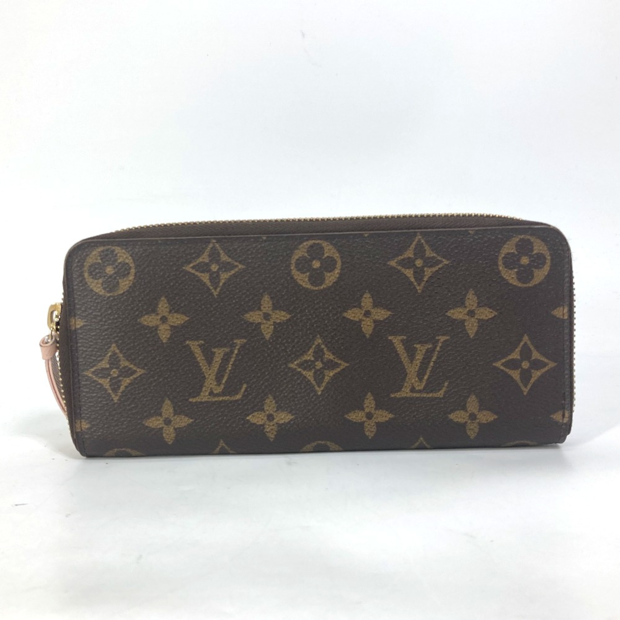 Louis Vuitton M61298 Monogram Zip Around Long Wallet Rose valerine pink