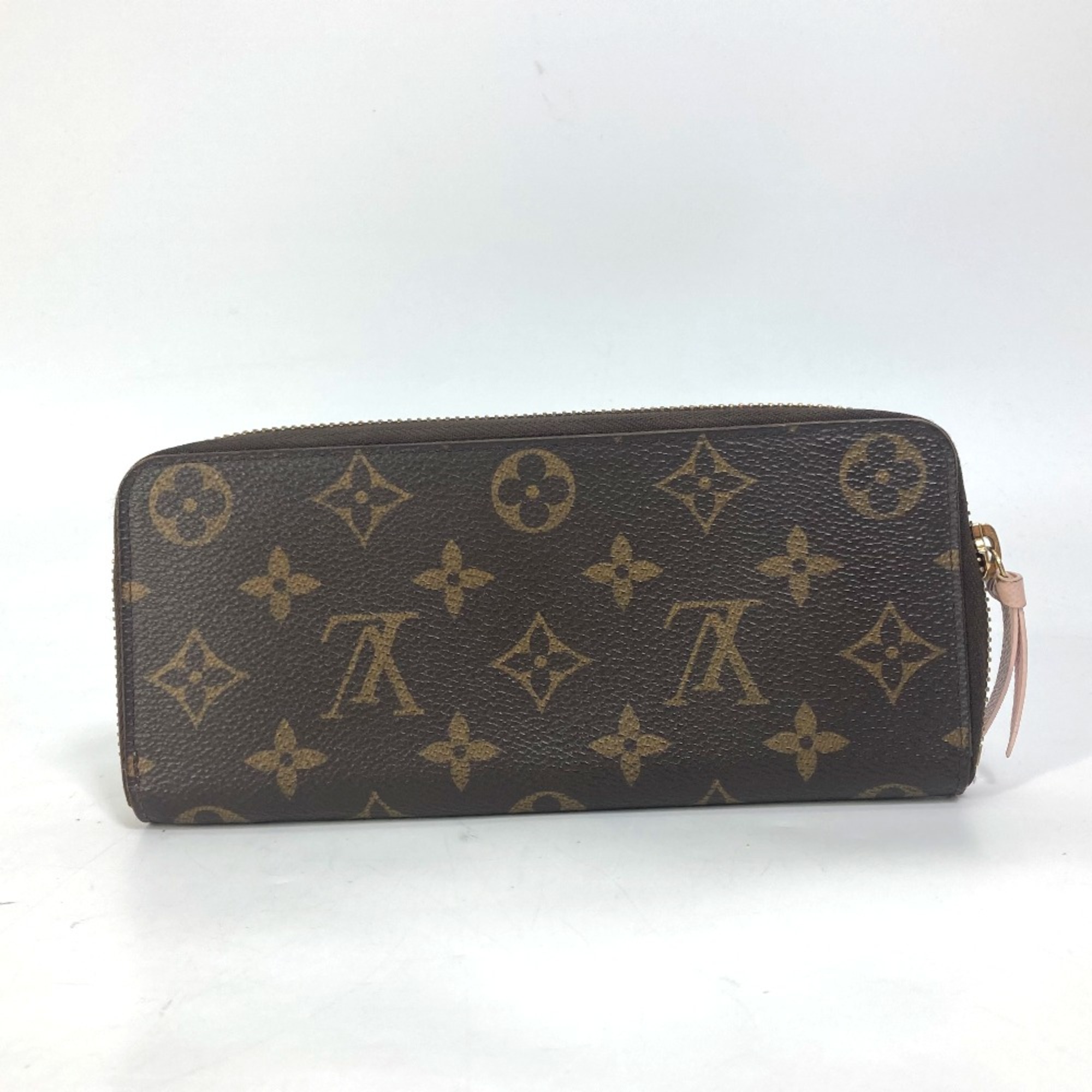 Louis Vuitton M61298 Monogram Zip Around Long Wallet Rose valerine pink