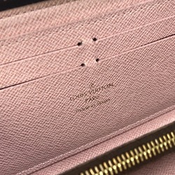 Louis Vuitton M61298 Monogram Zip Around Long Wallet Rose valerine pink