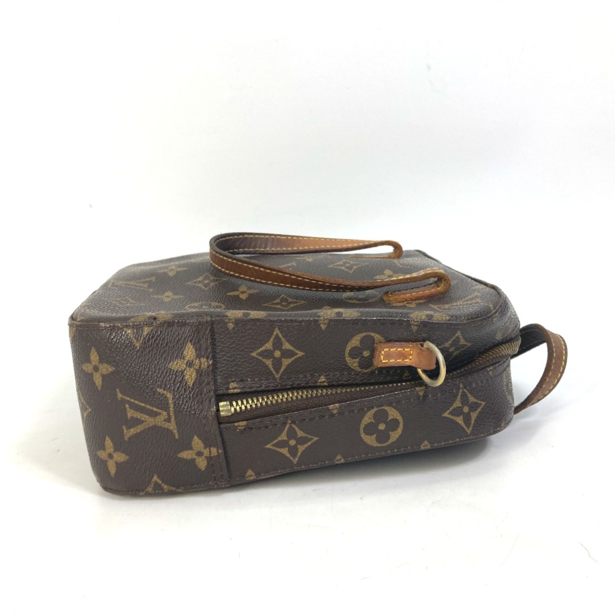 Louis Vuitton M47500 Monogram Hand Bag Brown